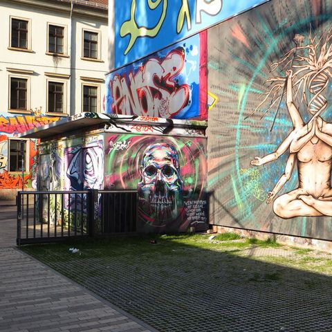 Neustadt Street Art Graffiti am Scheune Club