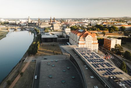 Ausblick auf Altstadt vom Kongresszentrum